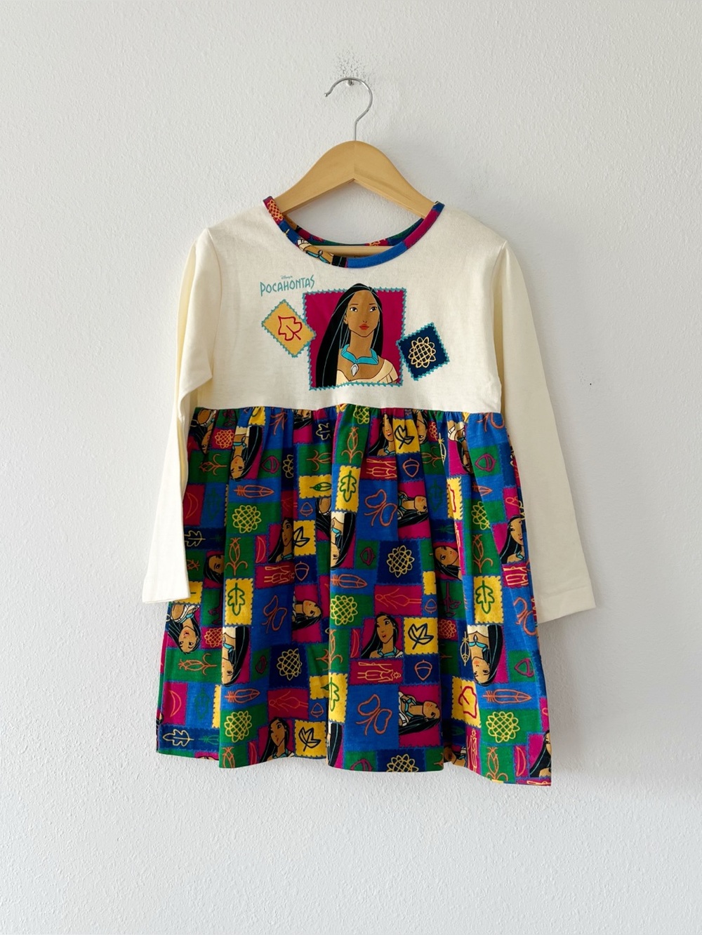 DISNEY | Vintage Pocahontas Patchwork Style Dress | 6